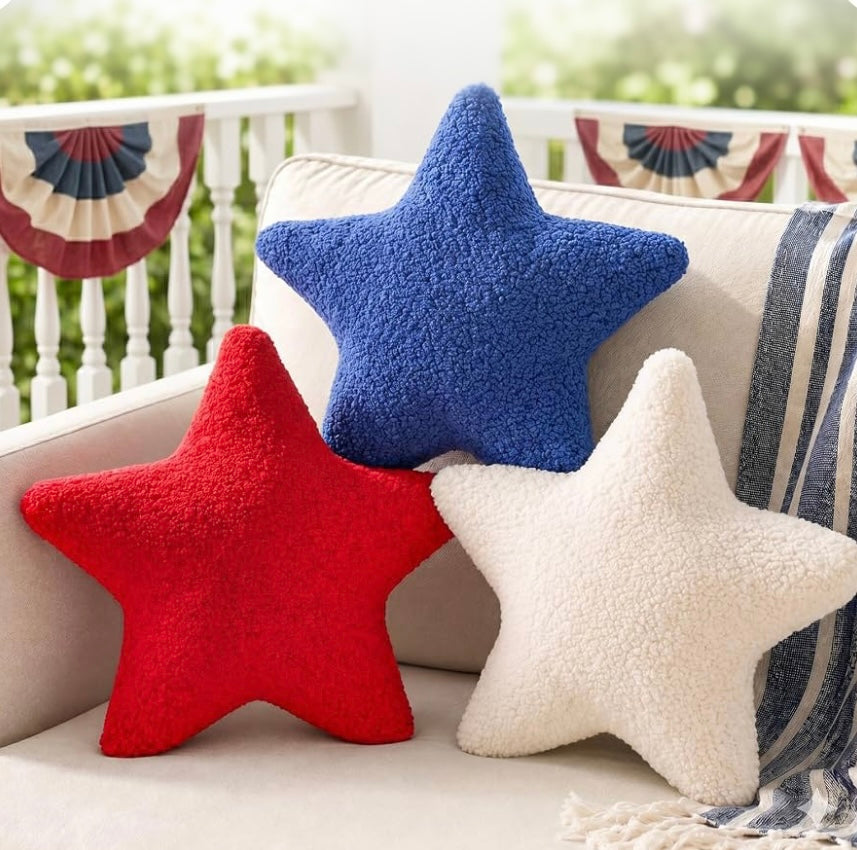 Star Throw Pillows 13 × 13 inch
