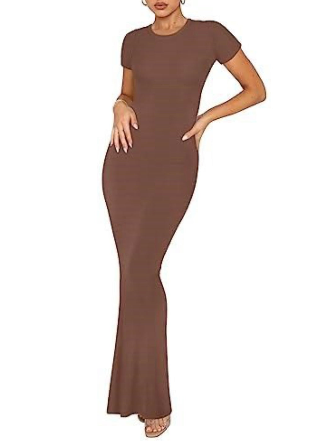 bodycon maxi dress boutique Rhinestone Embellished Bodycon Maxi Dress