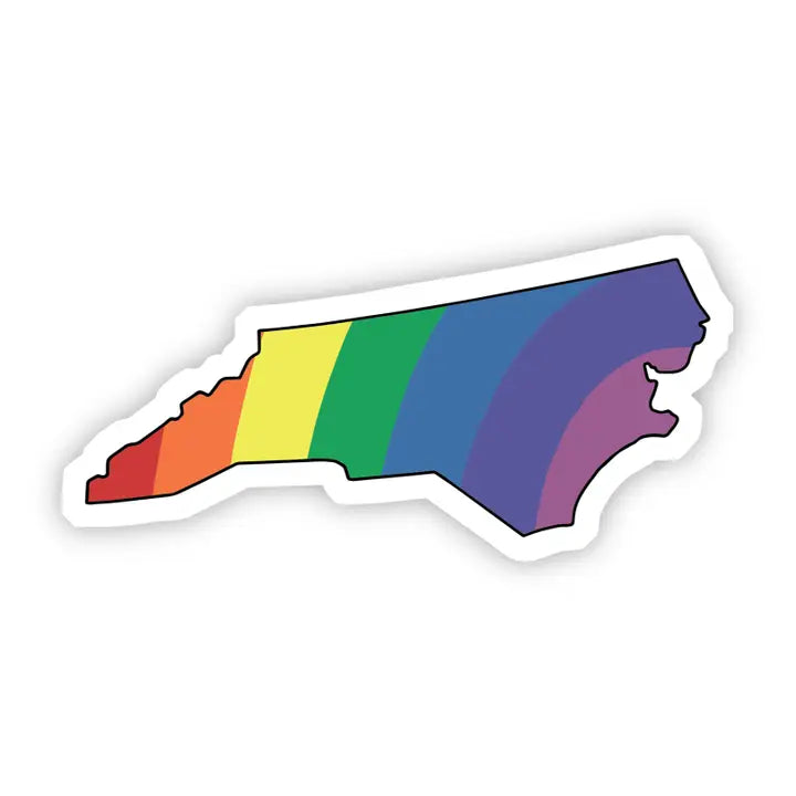 North Carolina Rainbow - Sticker