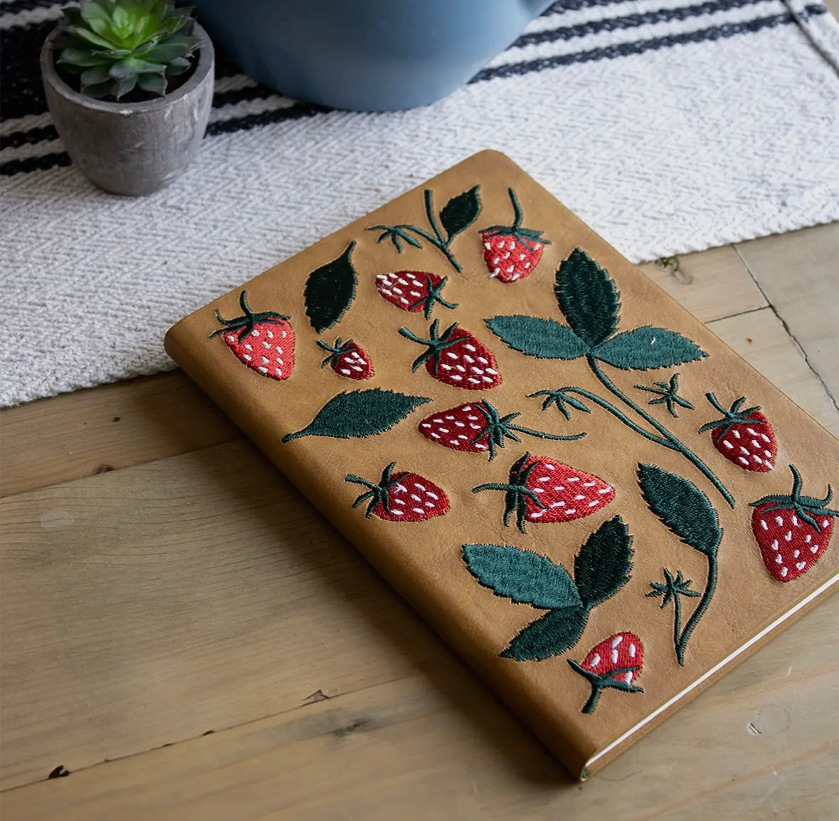 Elana's Berries Embroidered
Journal Notebook