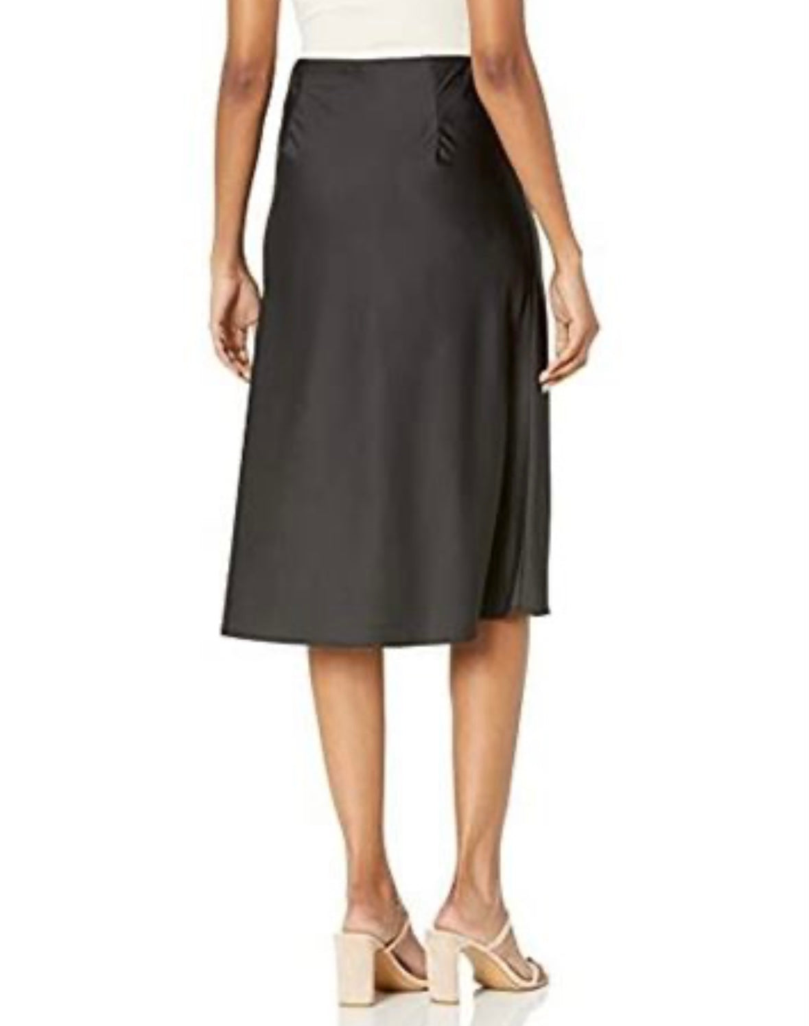 Women's Maya Silky Slip Skirt Skirt, Black