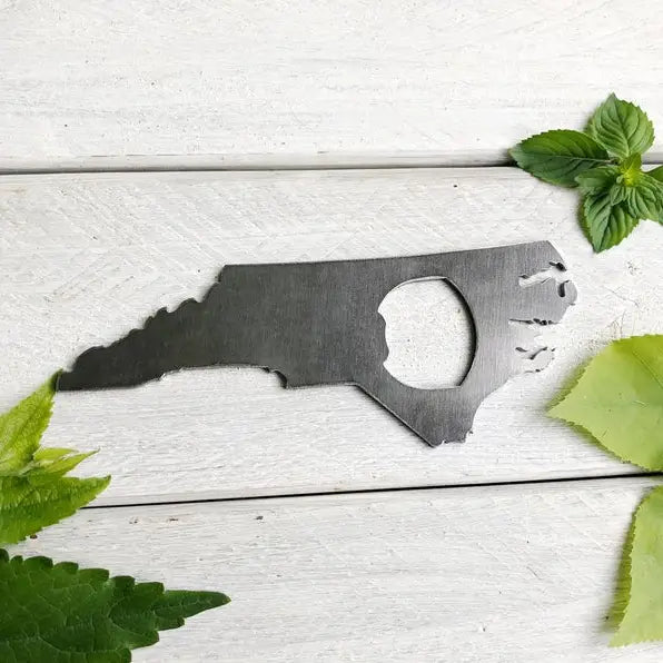 Bottle Opener - North Carolina - Steel