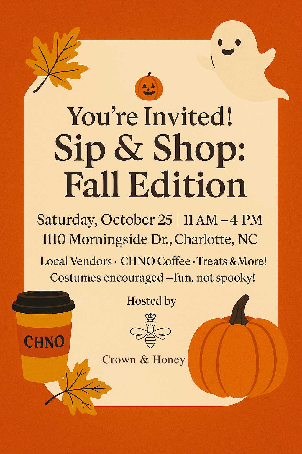 10/25 Sip & Shop: Fall Edition