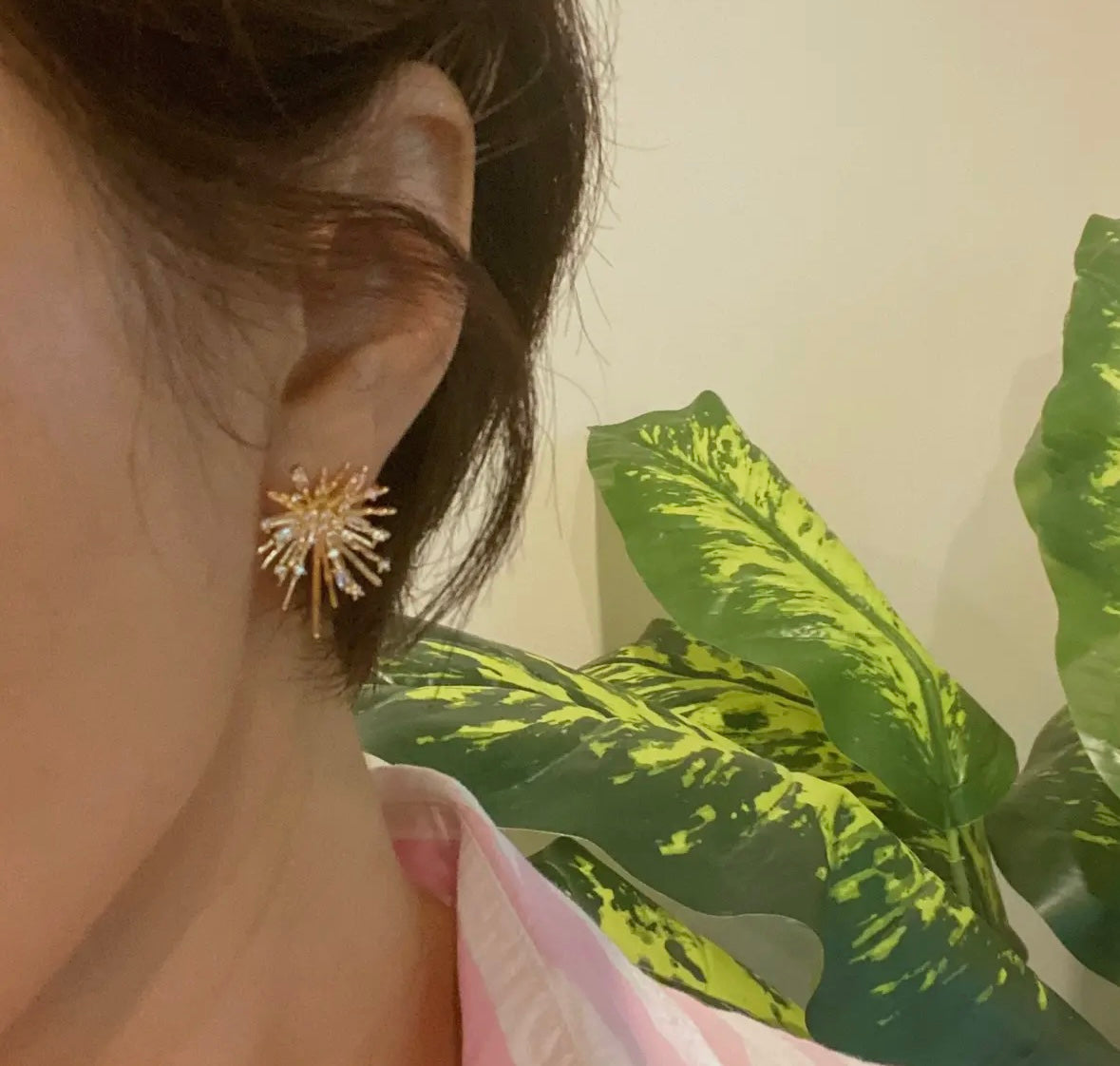 Shines Spreads Stud Earrings