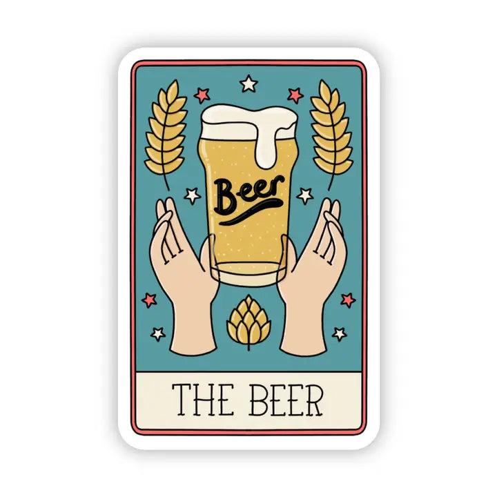 The Beer - Tarot Card Sticker