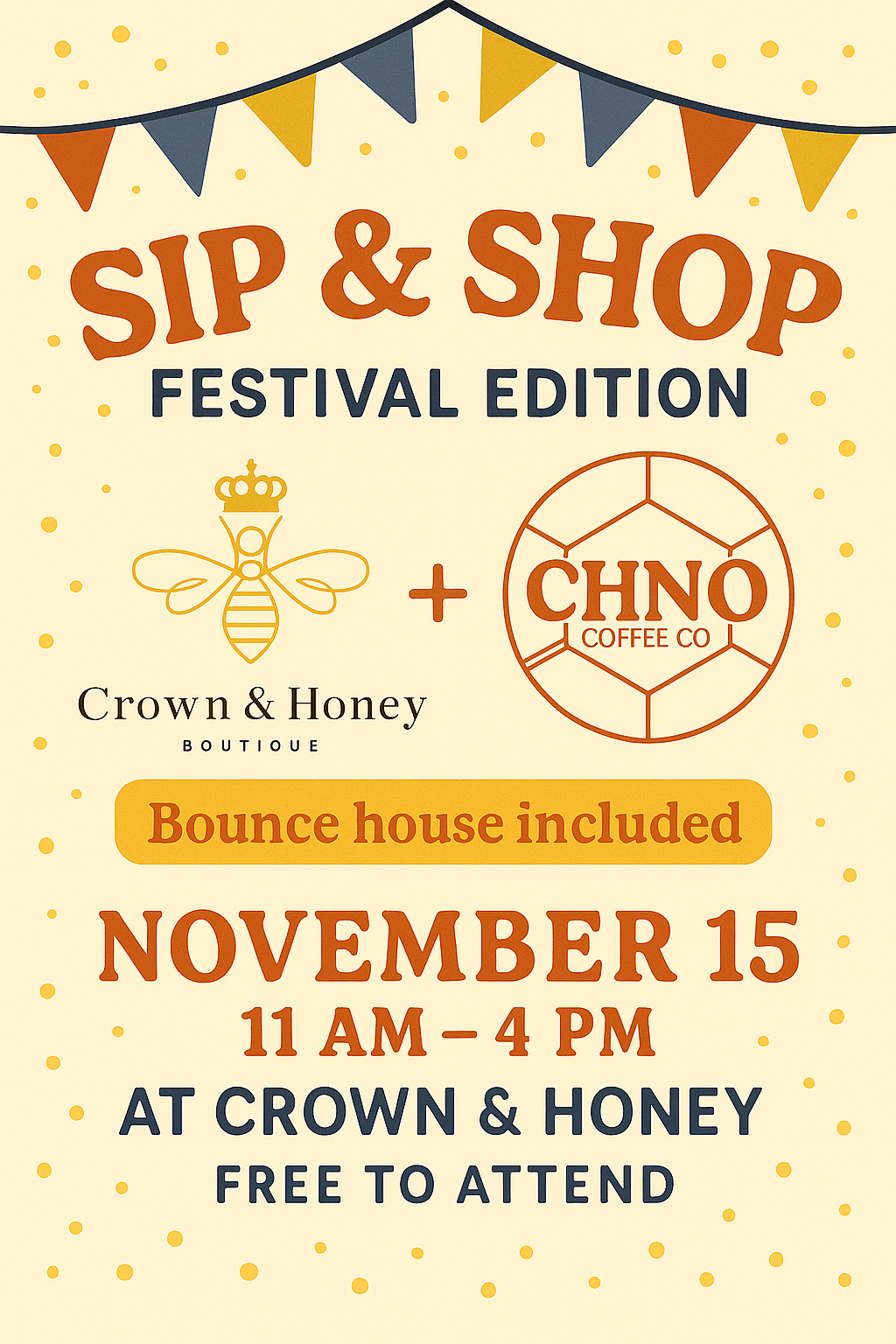 11/15 Sip & Shop: Festival Edition