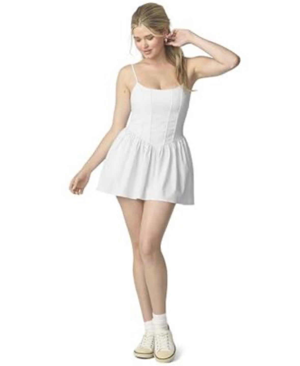 florence by mills Womens Sweet Solstice Linen Fit & Flare Dress