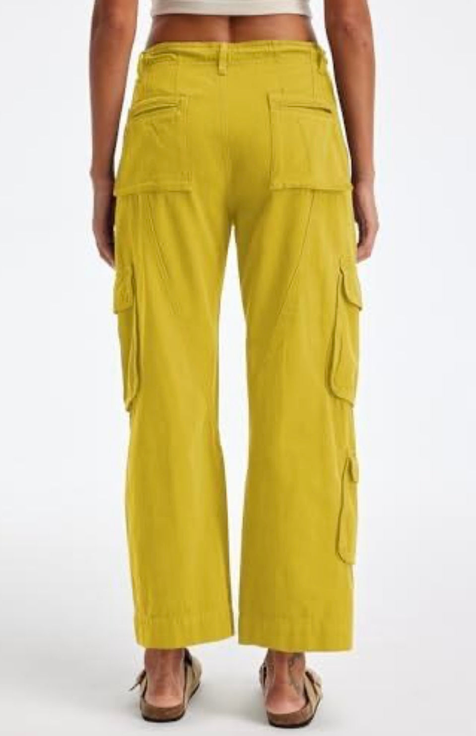 Low Rise Drawstring Cargo Pants