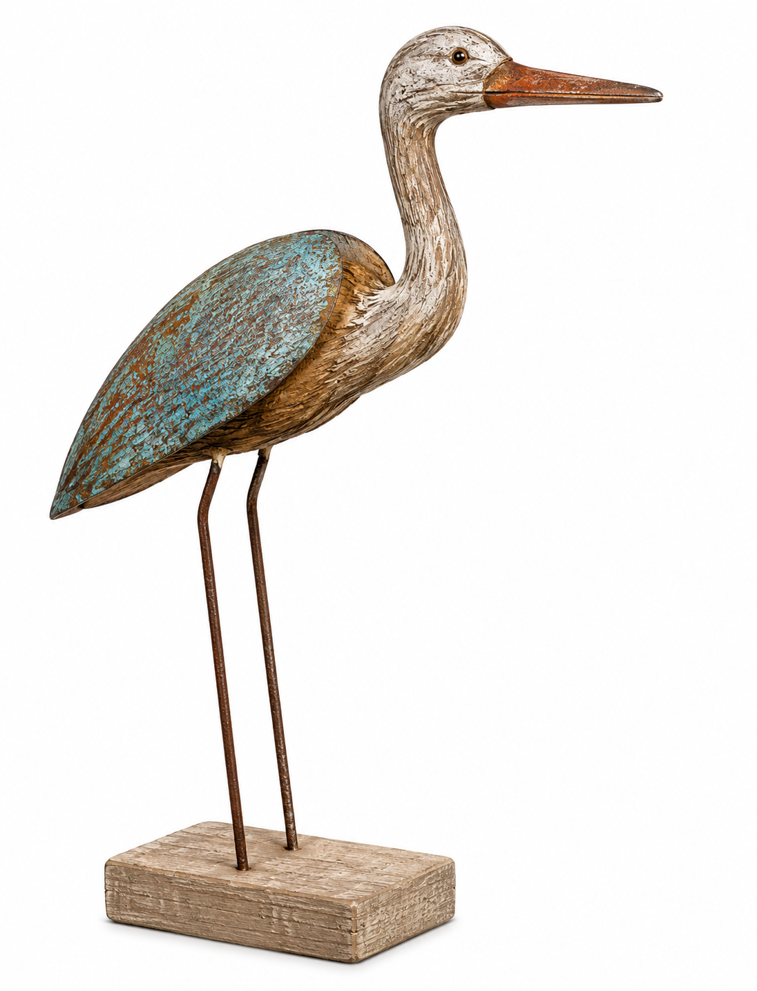 Wooden Sand Crane Home Dcor Figurine