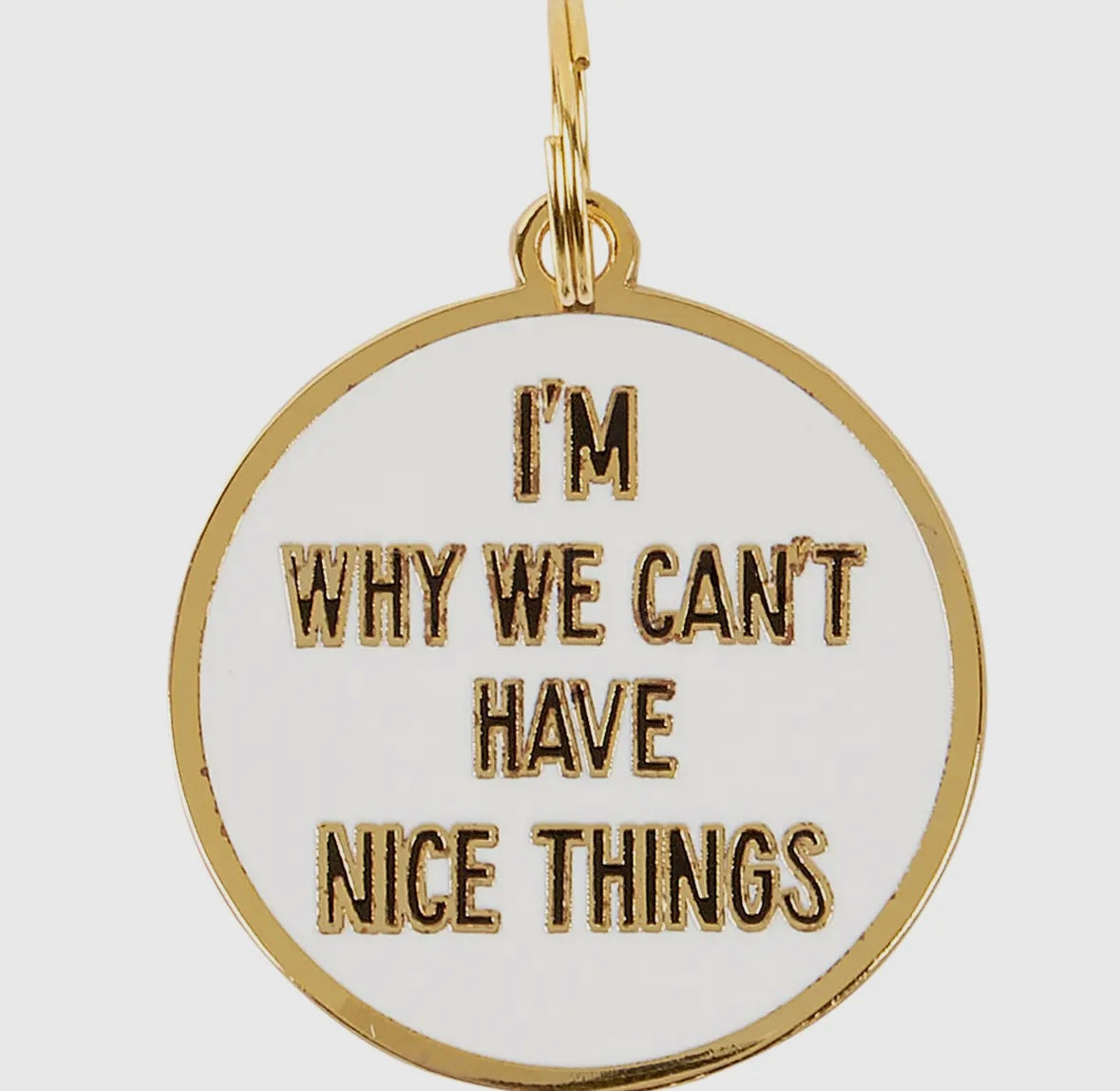 Nice Things Collar Charm