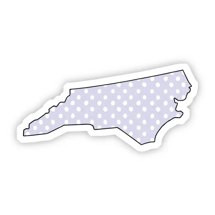 North Carolina Polka Dot - Sticker