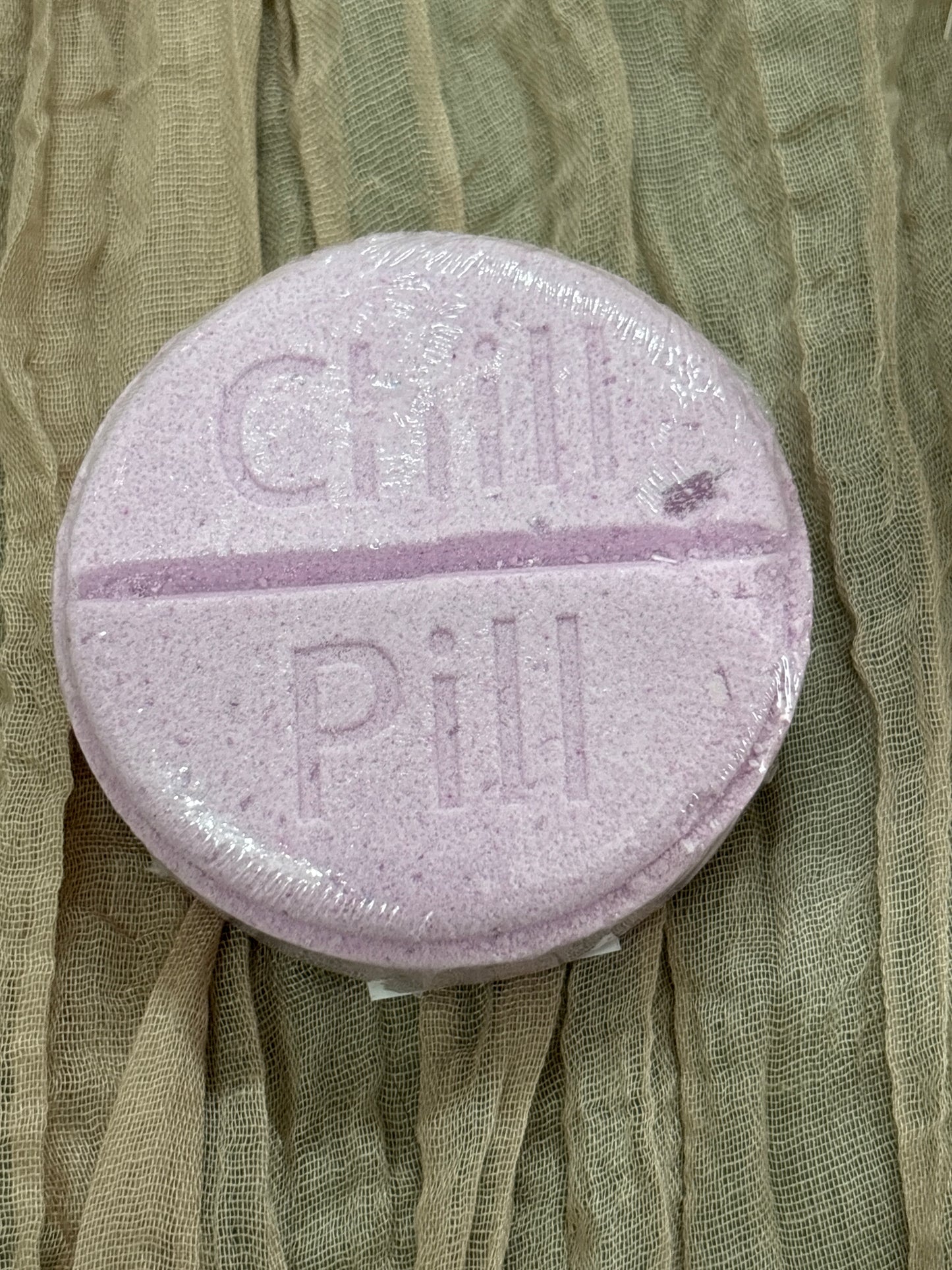 Purple Chill Pill (Lavender Scented) Bath Bomb