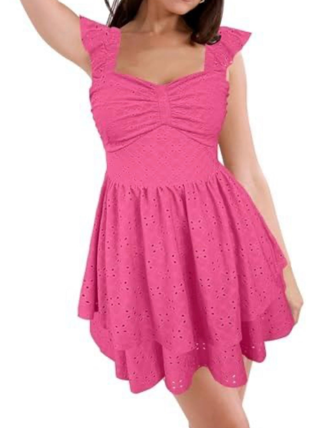 Sleeveless Mini Layered Dress