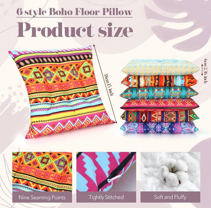 Boho Floor Cushions
