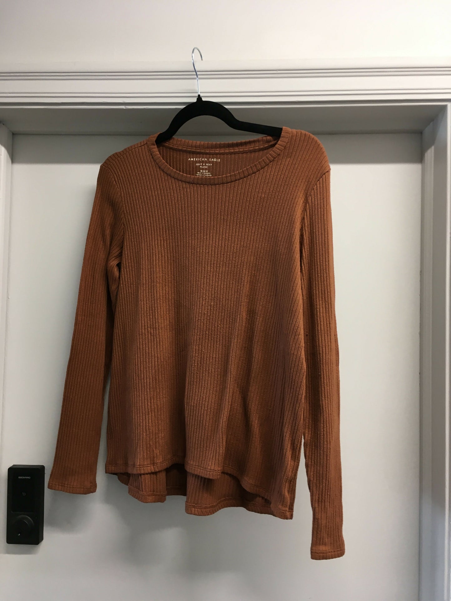 American Eagle Soft & Sexy Plush Long-Sleeve Top