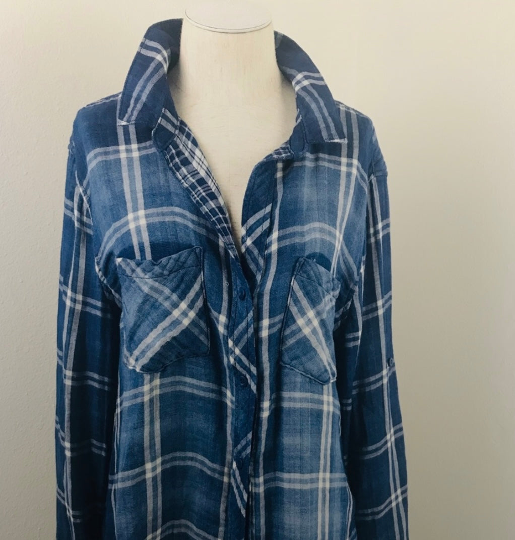 Cloth & Stone Plaid Button Up