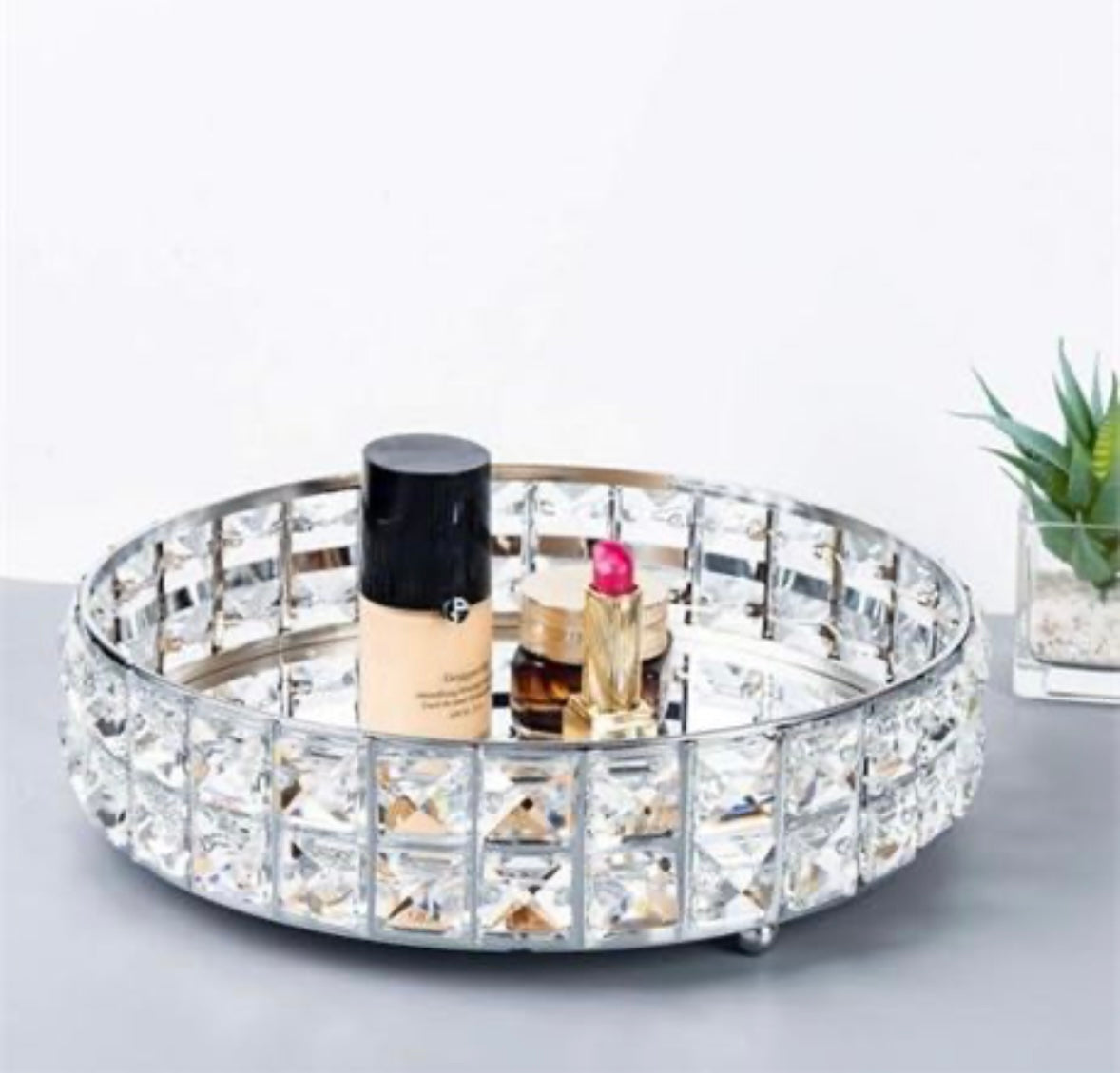 Crystal Perfume Vanity Makeup
Tray