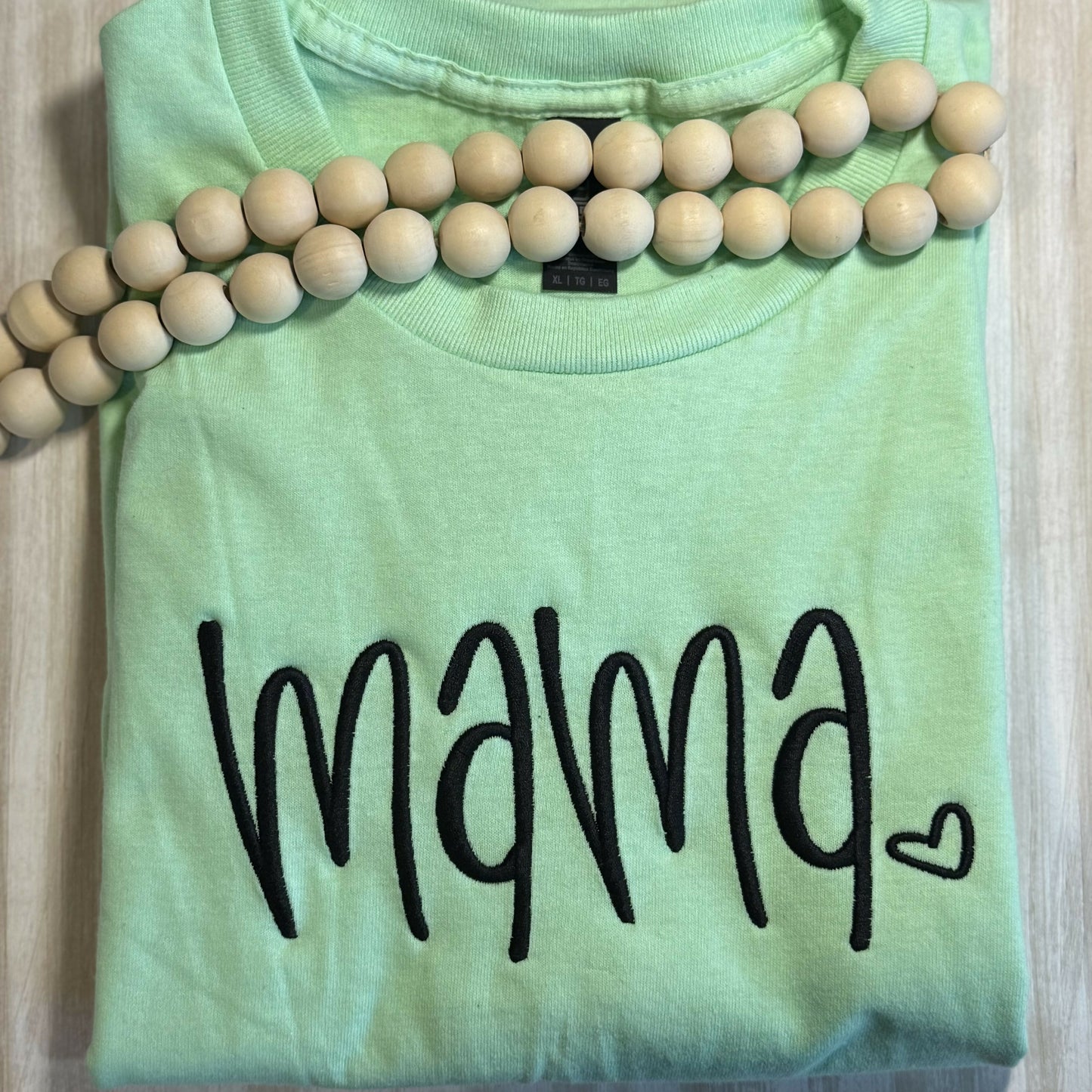 Mama Embroidered T-Shirt