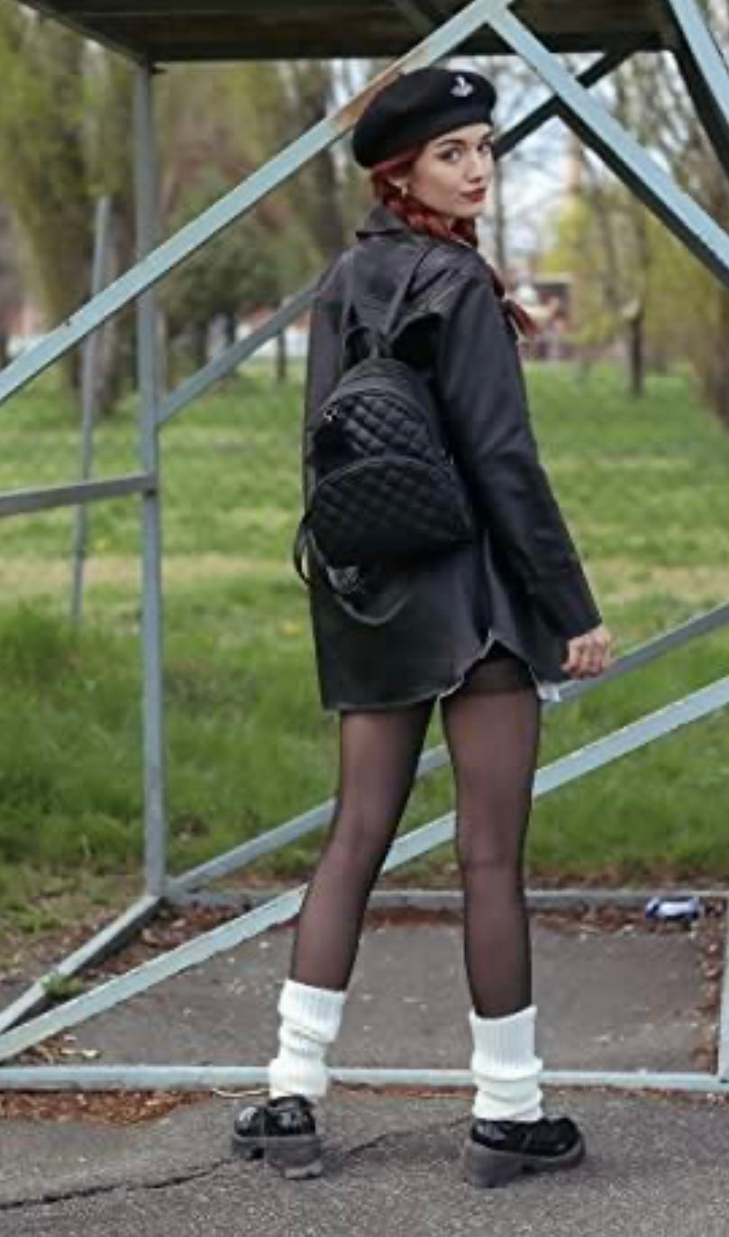 Leather Small Backpack Purse