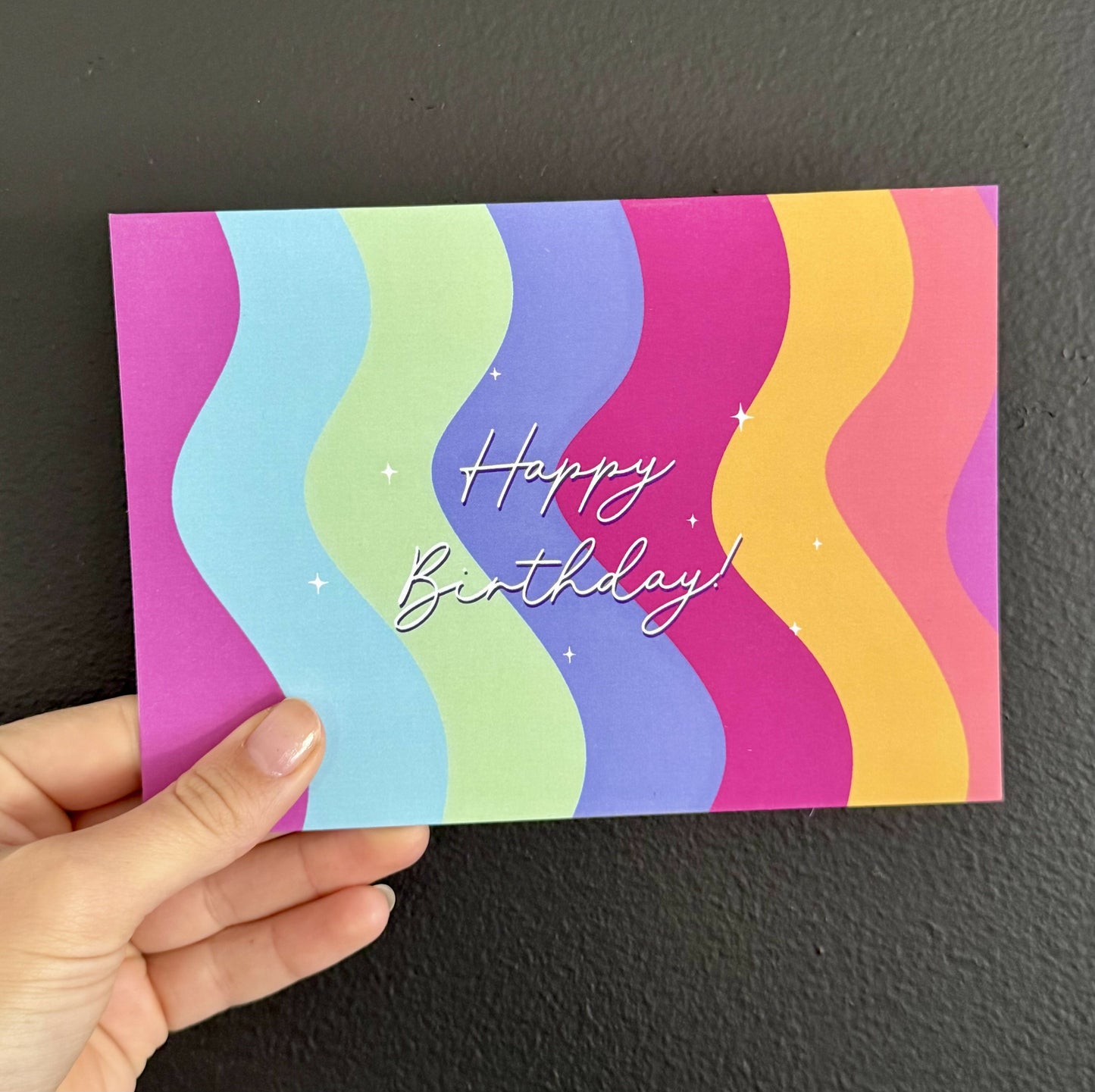 Rainbow Birthday Card