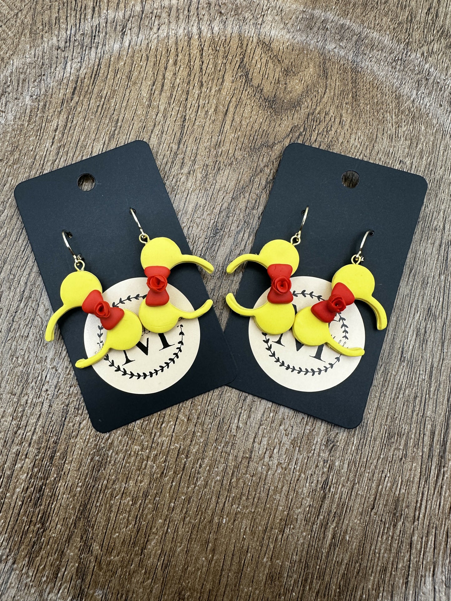 Loves Books Polymer Clay Earrings