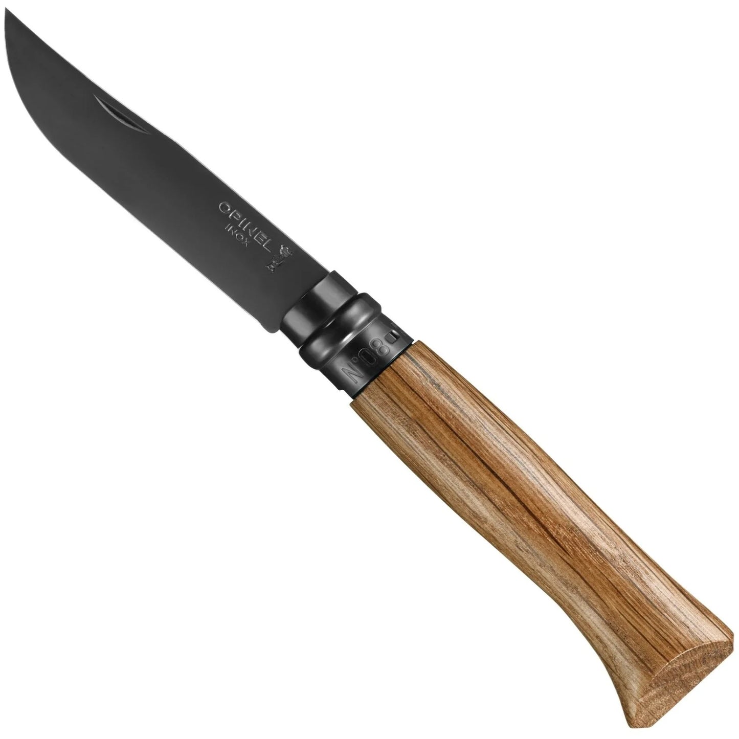 Opinel No. 08 Stainless Folding Knife Black Oak
