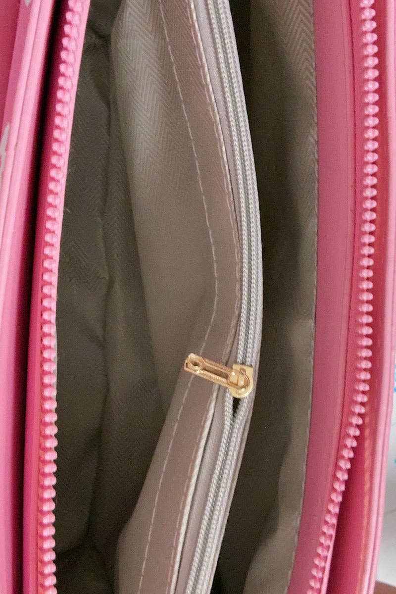 Bubble Pink and White Star Inspired Purse