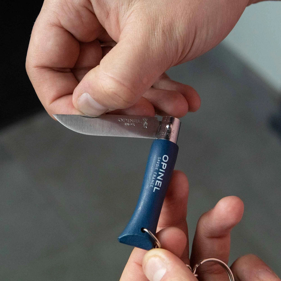 Opinel No. 04 Stainless Folding Keychain Knife
