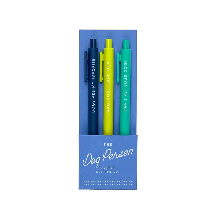 Gel Pen 3-Pack - The Dog Person