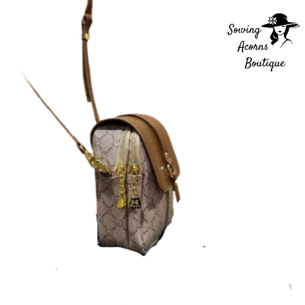 03 Crossbody Bag with Gold hardware sowing acorns boutique