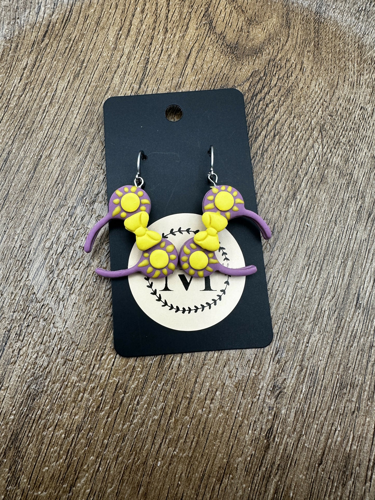 Long Hair Don't Care Polymer Clay Earrings