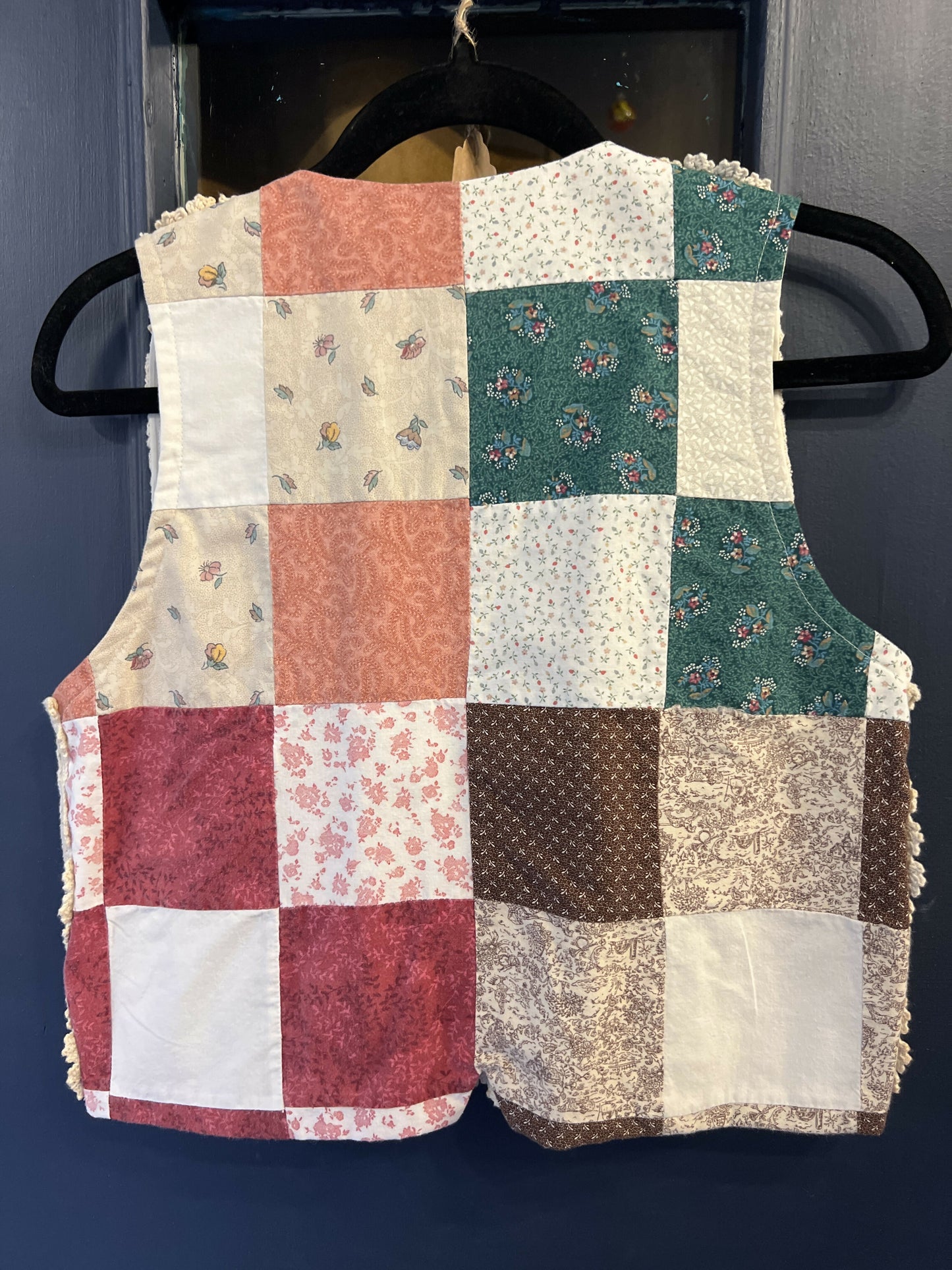 Reclaimed Crochet Quilt Vest