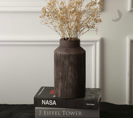 Rustic Terracotta Ceramic Vase