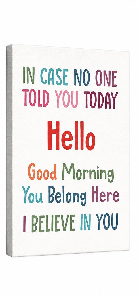 Motivational Canvas Wall Art
