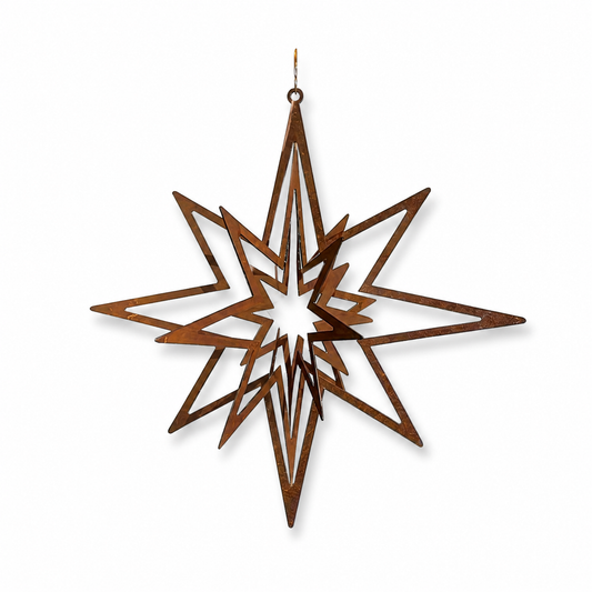 Rustic Metal Garden Star