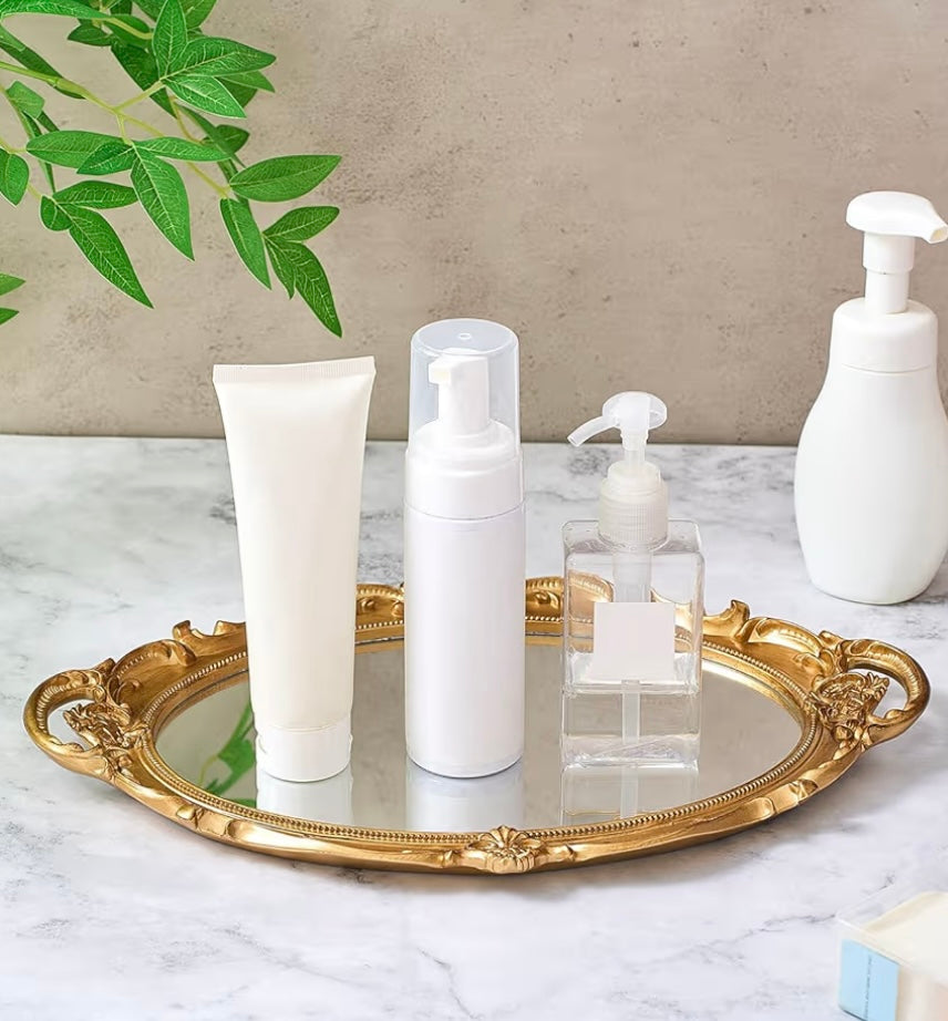 Gold Mirror Tray