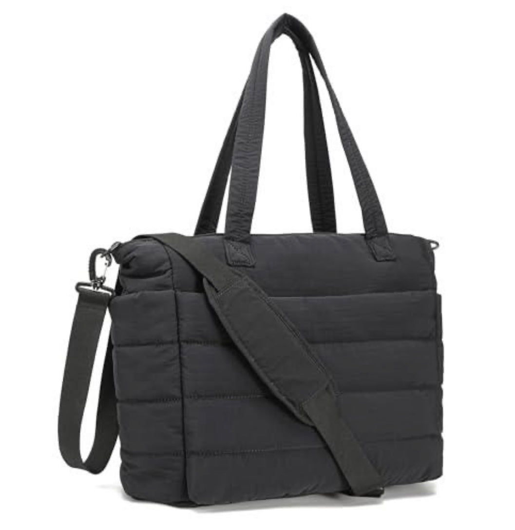 Puffy Quilted Tote Bag