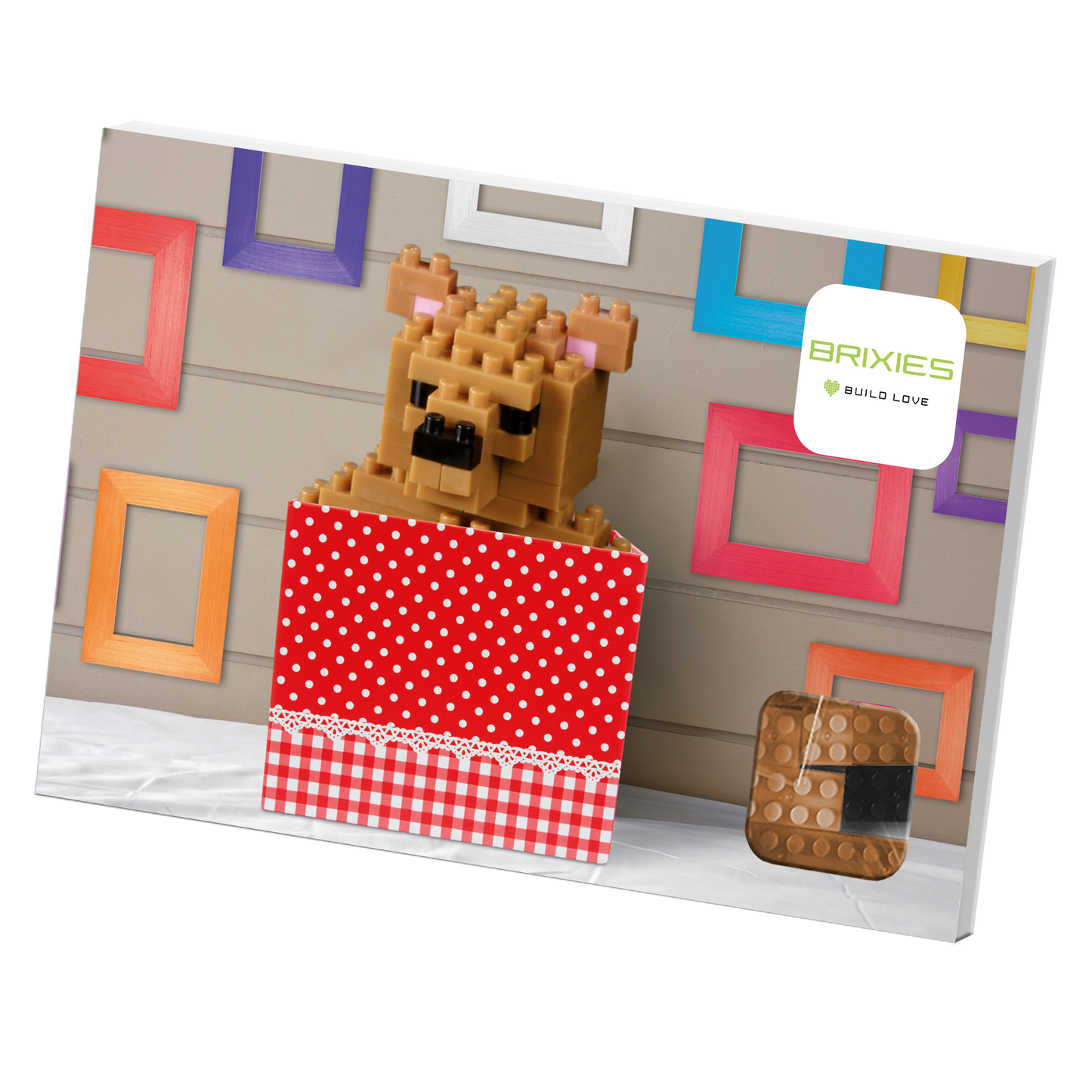Brixies Postcard Teddy Bear