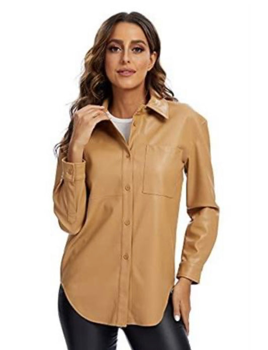 Faux Leather Jacket