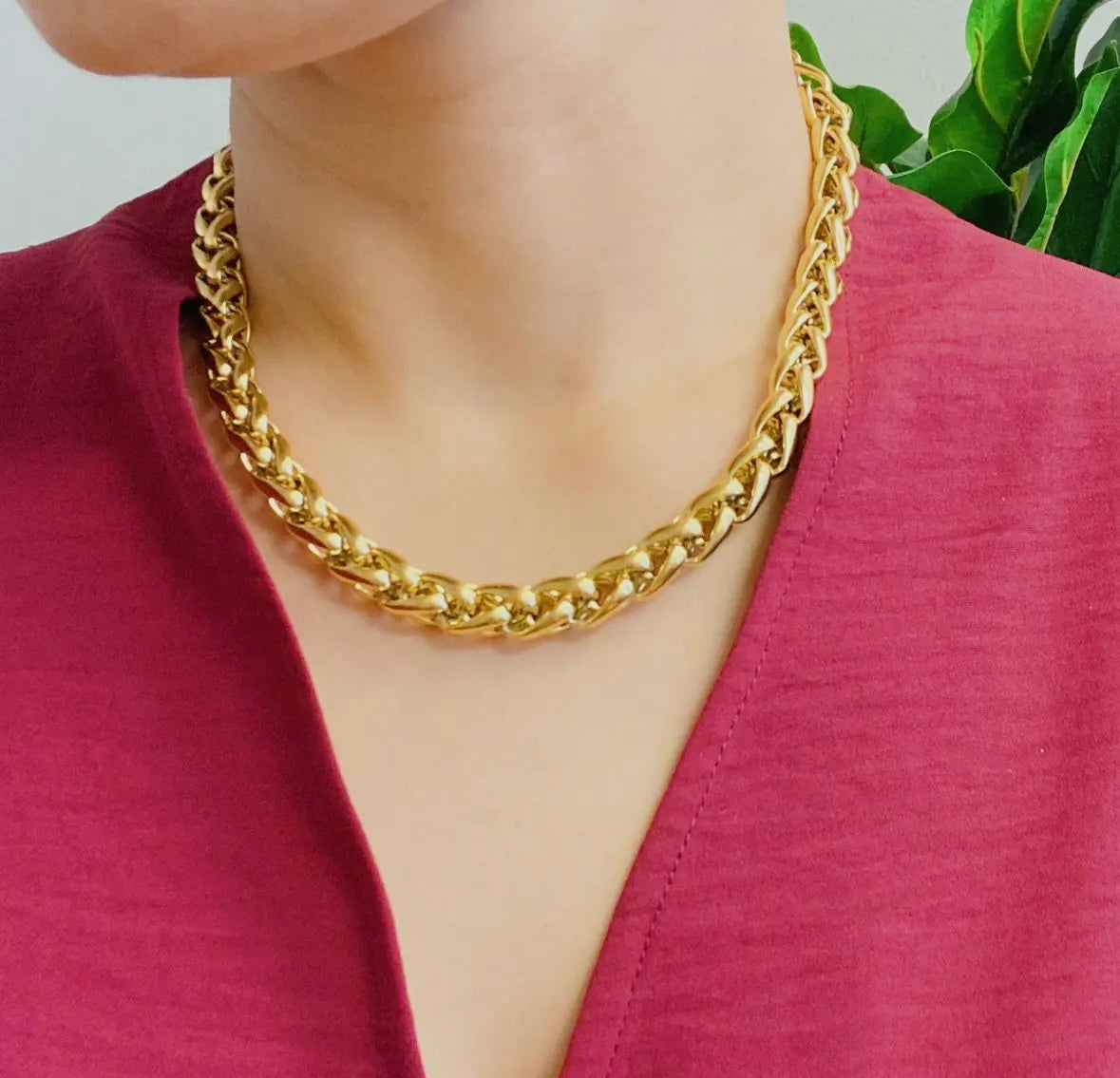 Bold and Edgy Chain Necklace