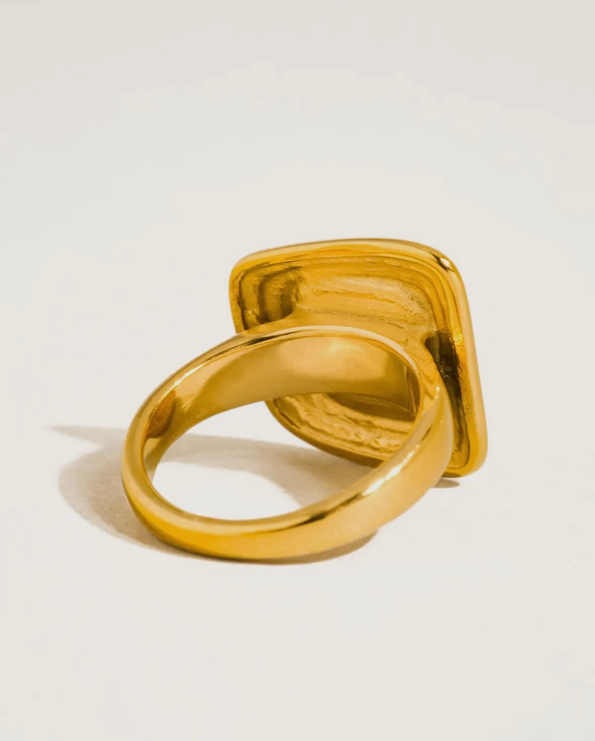 Auricca 18K Gold Non-Tarnish
Abstract Open Statement Ring