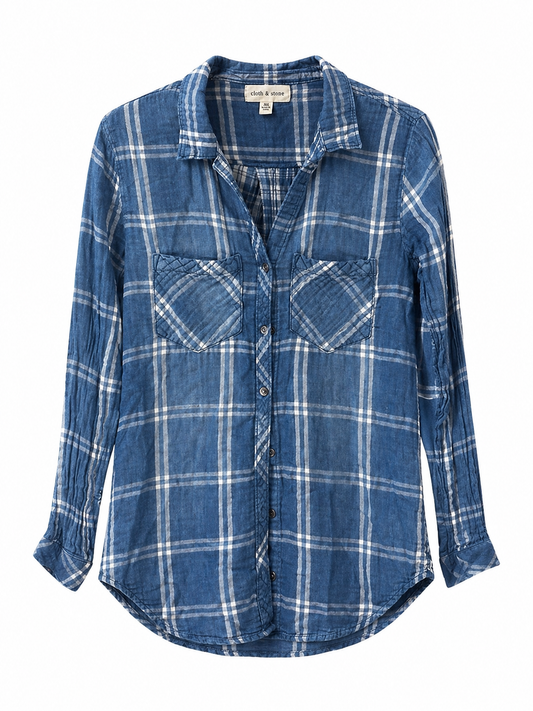 Cloth & Stone Plaid Button Up