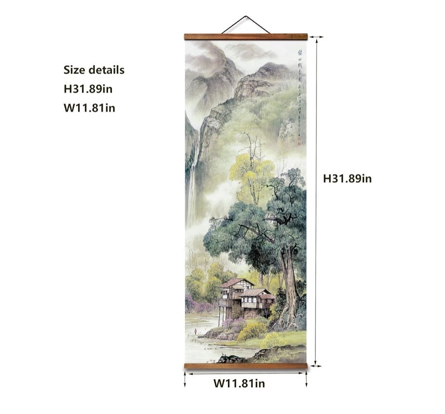 Chinese Mountain Scenery Scrolls