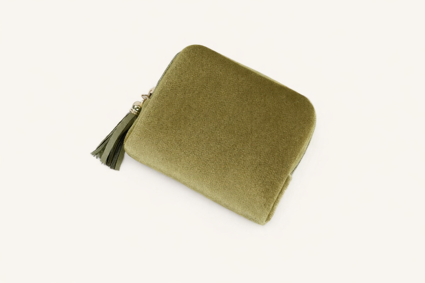 Velvet Jewelry Storage Pouch with Zipper
