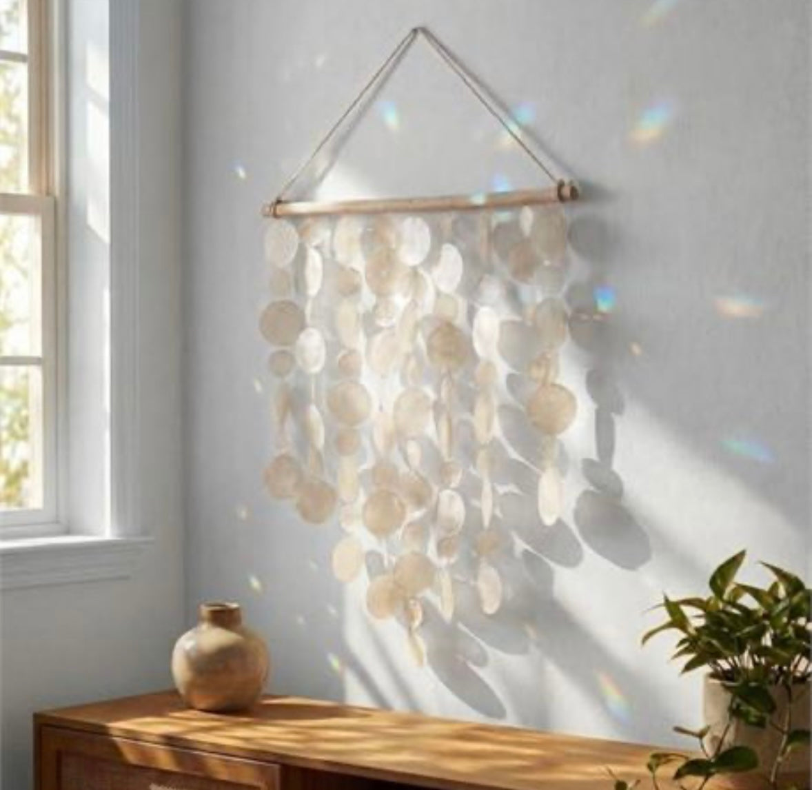 Handmade Capiz Shell Wall Decor