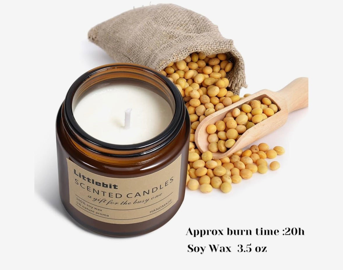 Long Lasting Soy Candle Aromatherapy Jar Candle