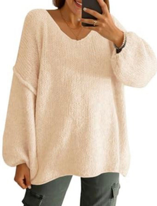 Oversized Chunky Knit Sweater