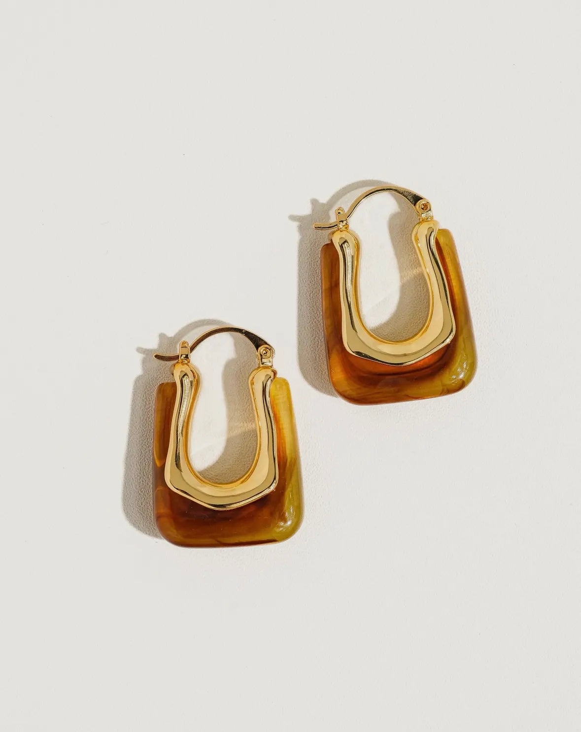 Talia 18K Gold U-Shaped Boho
Hoop Earring