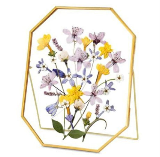 Glass Pressed Flower Frame