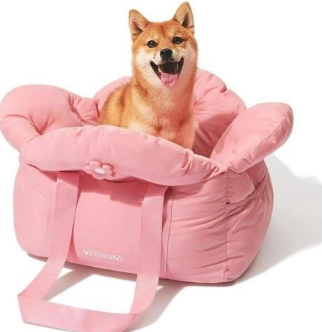 Dog Car Seat Travel Puppy Pet Carrier Bag with Pockets